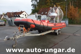 Ficht  Boot - Luftschrauben Gleitboot Propeller Airboat Sumpfboot Eisrettung Feuerwehr Wasserwacht