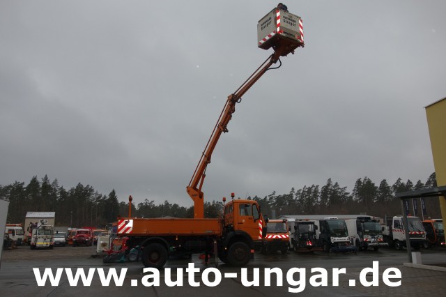 Mercedes - Mercedes 1617 AK 4x4 Kipper Ruthmann K115 Steiger Arbeitsbühne Kommunalfahrzeug