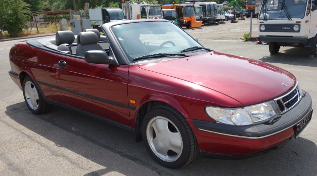 Saab - 2.0 Turbo 900SE Cabrio 127'Km AHK elektrisches Verdeck Klima Sitzheizung 1. Hand