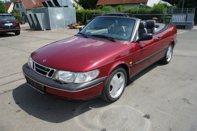 Saab - 2.0 Turbo 900SE Cabrio 127'Km AHK elektrisches Verdeck Klima Sitzheizung 1. Hand