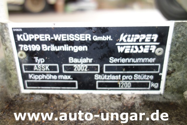 Küpper Weisser - Stützen Streuerstützen Gerätestützen Abstützung Fiedler Schmidt