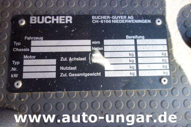 Bucher - CityCat CC5000 Schienenreiniger Kehrmaschine RailRoad Zweiweg