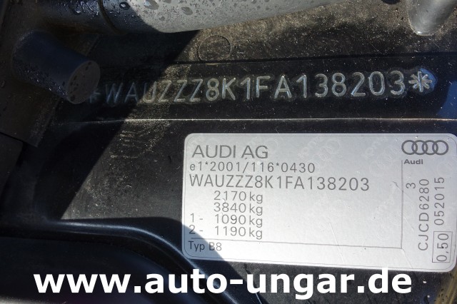 Audi - A4 Avant Quattro B8 allrad 4x4 Kombi AHK TDI Euro5