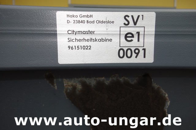 Hako - Citymaster 1600 Fahrerhaus Kabine mit Scheiben 2 Stück Hako 03015290