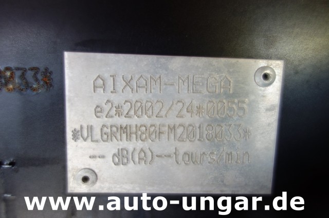 Aixam - MEGA RM H8 kurzer Radstand Kipper AHK Bj. 2014 Rasenbereifung °033