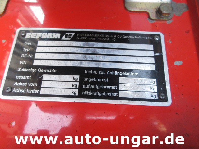 Reform - Metrac H7SX Baujahr 2013 4x4x4 Front- und Heckzapfwelle  Motorschaden