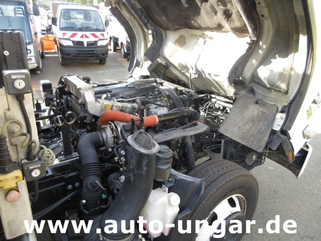 Isuzu - NPR 75 Müllwagen Provence Benne - Faun Lifter Presse Kipper Trittbrett Bj 12
