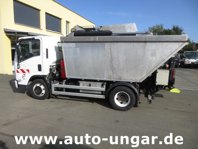 Isuzu - NPR 75 Müllwagen Provence Benne - Faun Lifter Presse Kipper Trittbrett Bj 12