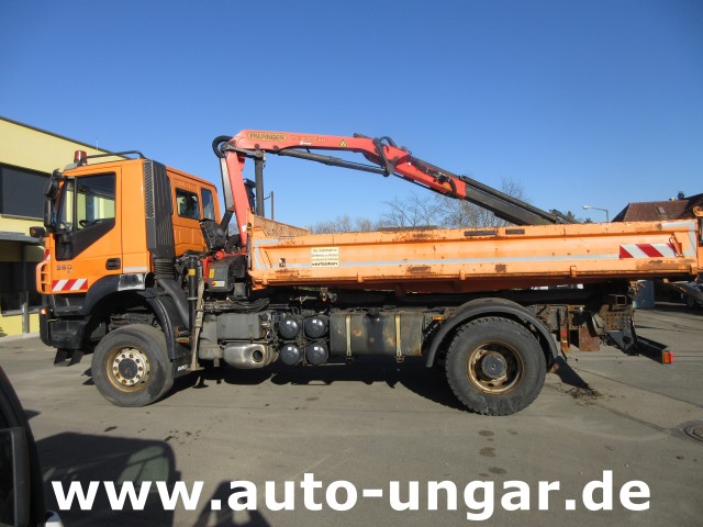 Iveco - Trakker 360 Kipper Allrad 4x4 Kran Palfinger PK 9002 Kommunalhydraulik Winterdienst Euro 5