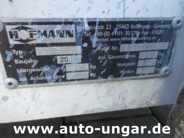 Hofmann - H5-1 Straßenmarkierungsmaschine Roadmarking Machine Graco Markiermaschine