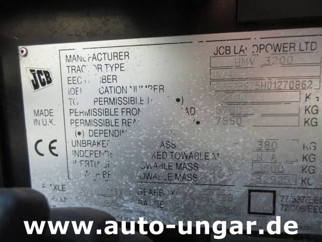 JCB - Landpower Fastrac HMV 3200 Bj. 2009 80km/h 4x4 2x PTO 195PS