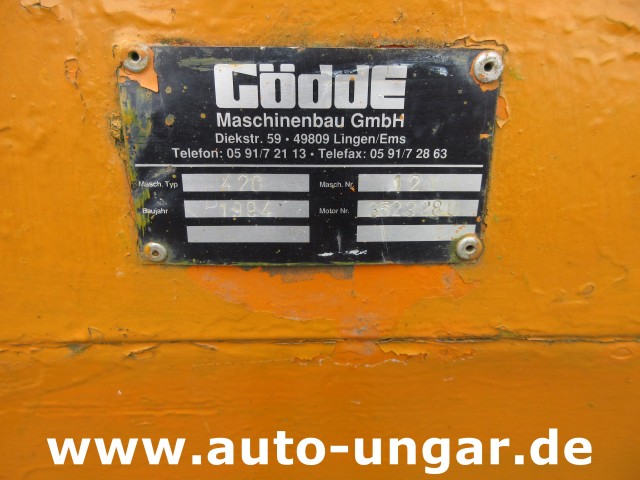 Gödde - Mähboot O 420 T-Mähbalken + Seitenmäher Aquatic Weed Harvester