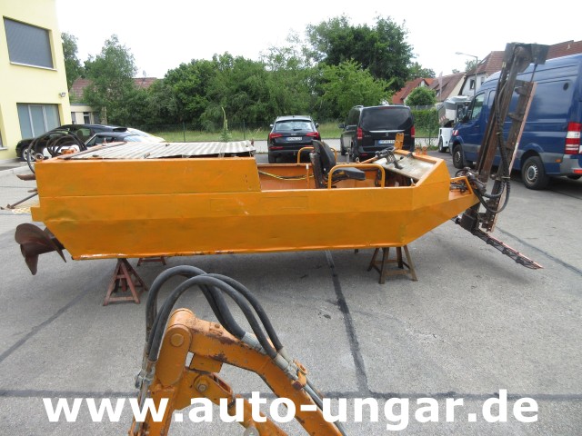 Gödde - Mähboot O 420 T-Mähbalken + Seitenmäher Aquatic Weed Harvester