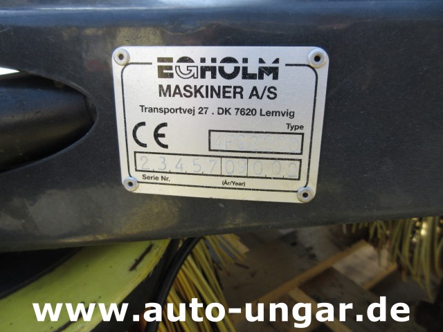 Nilfisk - Egholm City Ranger CR 2200 CR 2250 Kehraufbau Frontbesen + Kehrgutbehälter