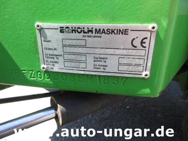 Egholm - Nilfisk 2100 Powerflex 4x4 Kipper AHK Hydraulik Bürste Winterdienst