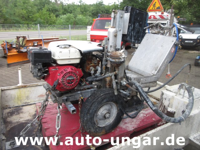 Graco - Zebra 5 Airless Traceuse Markiermaschine Roadmarking Machine mit Trailer Hofmann