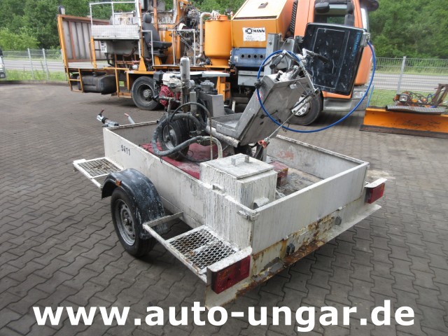 Graco - Zebra 5 Airless Traceuse Markiermaschine Roadmarking Machine mit Trailer Hofmann
