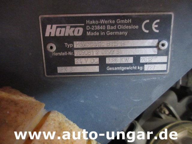 Hako - Hakomatic B115R Scrubber Baujahr 2012 363 Stunden Scheuersaugmaschine