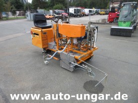 Graco - LineLazer II 5900  auf Zindel VarioZet Linedriver Perlstreuer + Airless-Farb-Spritze Hofmann
