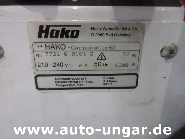 Hako - Carpomatic 43 Teppichreiniger Scheuersaugmaschine Carpet Cleaner