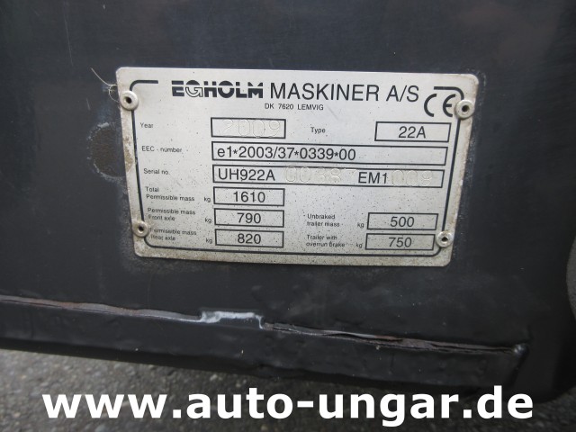 Egholm - 2200 T Moduloflex 4x4 Knicklenkung Baujahr 2009 Daihatsu DM950 Diesel