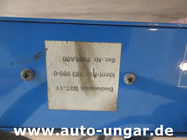 Schmidt - BST 1 Salzstreuer Bedienpult analog Spreader Panel