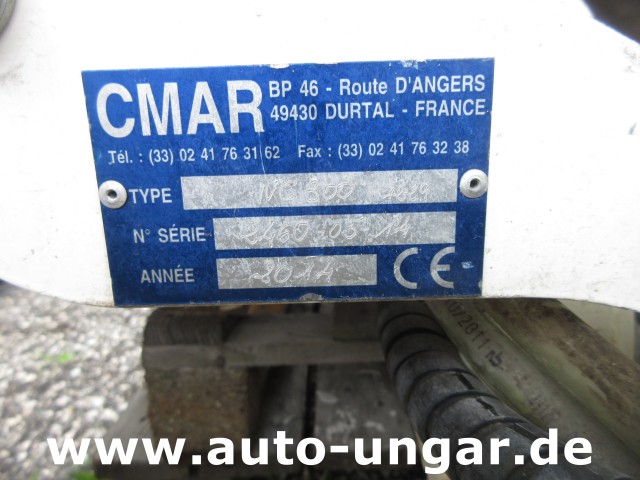 CMAR - NC300 Schwemmaufbau Laveuse  Bj.  2014 für Multicar Tremo Hochdruck