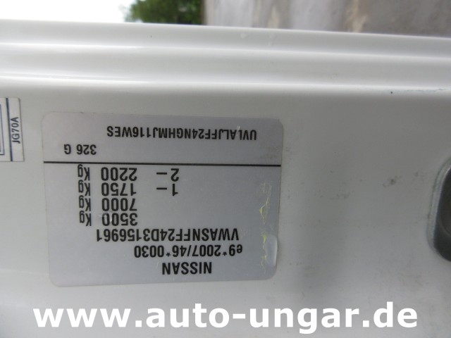 Nissan - Cabstar Faun City - Provence Benne Müllwagen Lifter Presse Kipper 3.500kg