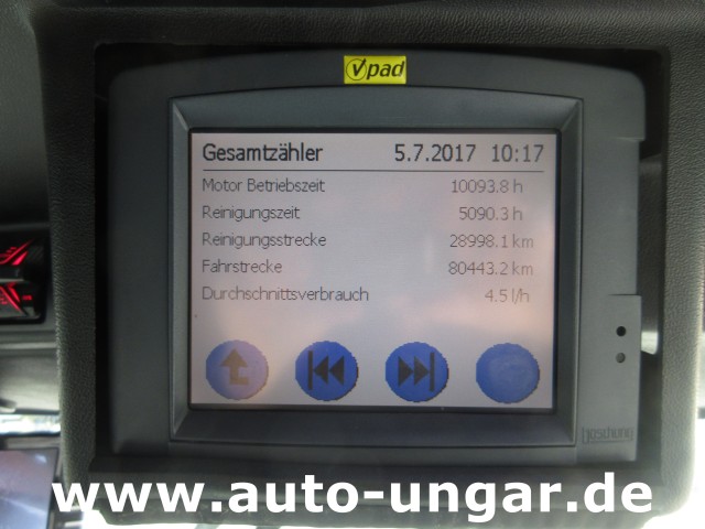 Boschung - S2 Küpper-Weisser Kehrmaschine Urban Sweeper 2m³ Knicklenkung 40km/h
