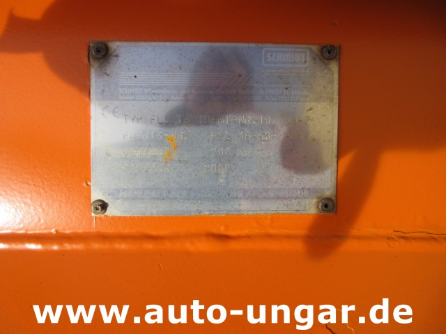 Schmidt - FLL 18 Schneepflug 180cm für Multicar - Hansa - Boki - Ladog