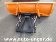 Pfau - Schneepflug 160cm Piaggio mit Fahrzeugträger