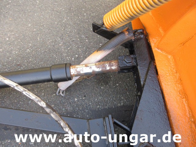 Pfau - Schneepflug 160cm Piaggio mit Fahrzeugträger