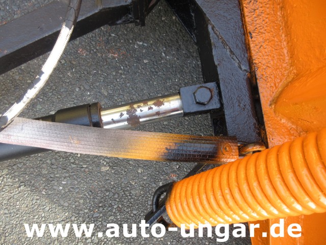 Pfau - Schneepflug 160cm Piaggio mit Fahrzeugträger