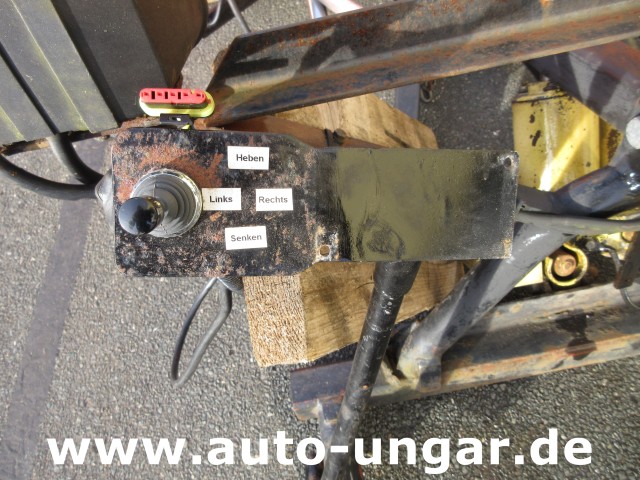 Pfau - Schneepflug 160cm Piaggio Joystick Elektrohydraulik