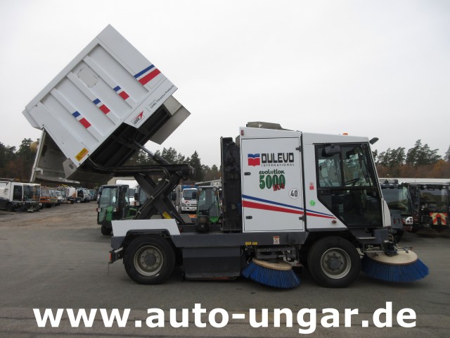 Dulevo - 5000 Evolution mit Frontbesen 4-Rad-Lenkung Hochentleerung Handsaugschlauch