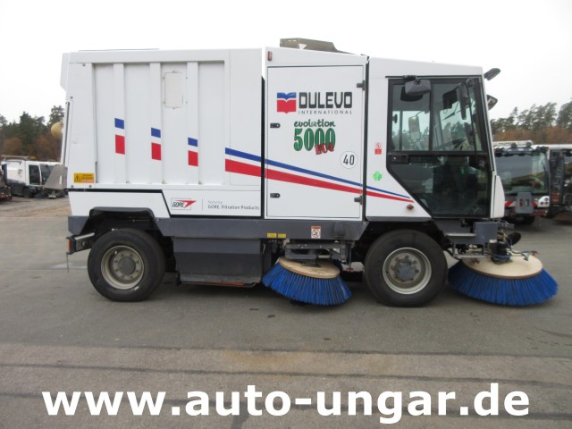 Dulevo - 5000 Evolution mit Frontbesen 4-Rad-Lenkung Hochentleerung Handsaugschlauch