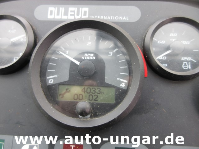 Dulevo - 5000 Evolution mit Frontbesen 4-Rad-Lenkung Hochentleerung Handsaugschlauch