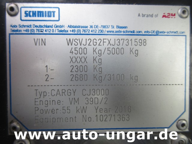 Schmidt - CityJet 3000 Swingo + Cargy Schwemmfahrzeug aus 2018 80bar 3000l