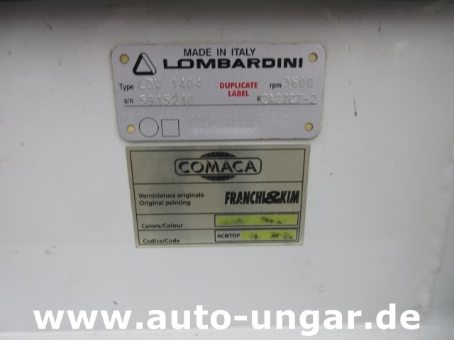 Fort - Pantera 4WD Comaca Car 4x4 3-Seiten Kipper Untersetzung 40km/h  Agricultural