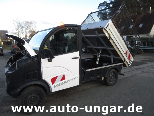 Aixam - Mega e -Truck Elektro Kipper Elektrofahrzeug li ion Akku 45km/h defekt