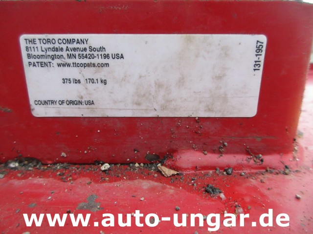 Toro - Groundsmaster 360 Kommunalfahrzeug Rasenmäher Arbeitsmaschine aus 2015