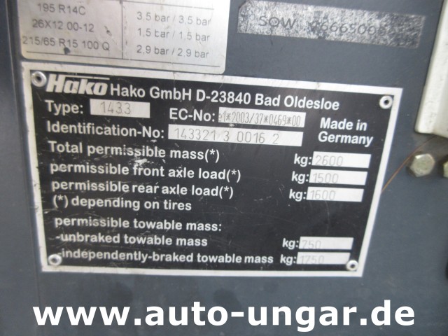 Hako - Citymaster 4x4 CM1250 Knicklenkung Kehrmaschine streetsweper Kommunalfahrzeug