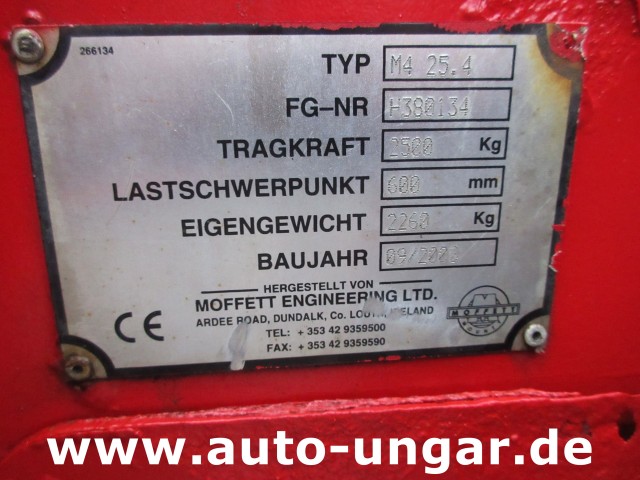 Moffett - M4 M25.4 4-Wege Mitnahmestapler Allrad Gabelstapler Hiab