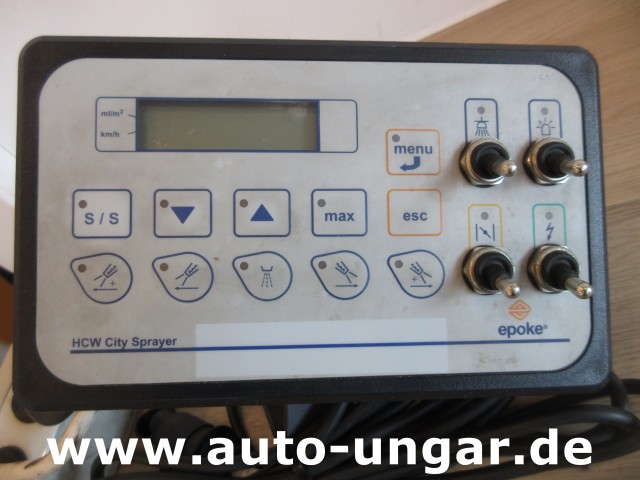 epoke - HCW City Sprayer Bedienpult Winterdienst Streuer