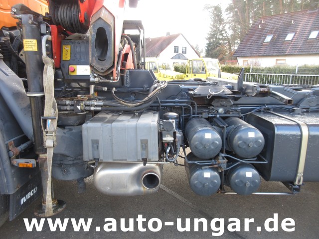 Iveco - Trakker 360 Kipper Allrad 4x4 Kran Palfinger PK 9002 Kommunalhydraulik Winterdienst Euro 5