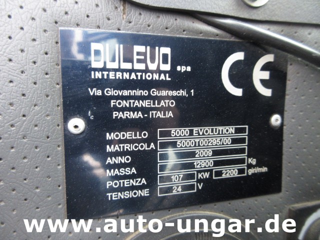 Dulevo - 5000 evolution EU4 Baujahr 2009 Kehrmaschine Hochentleerung 4-Rad-Lenkung