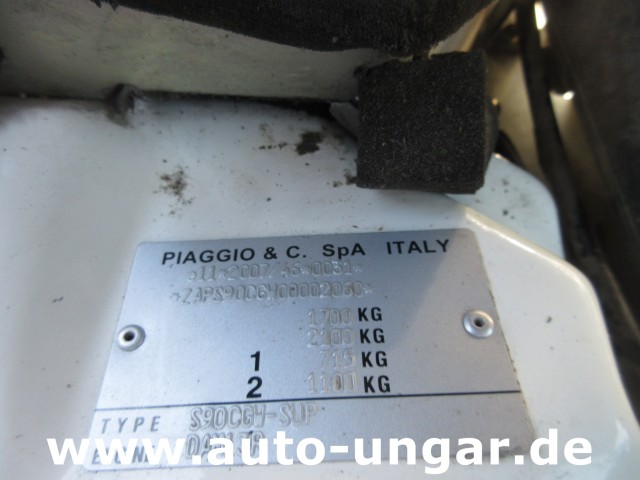 Piaggio - Porter S90 rolling chassis ohne Motor / Getriebe Karosserie Fahrgestell
