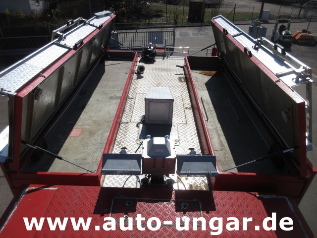 Mercedes - 1224 AF 4x4 Metz LF16 Feuerwehr Doka 9-Sitzer Sperren