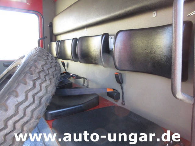 Mercedes - 1224 AF 4x4 Metz LF16 Feuerwehr Doka 9-Sitzer Sperren