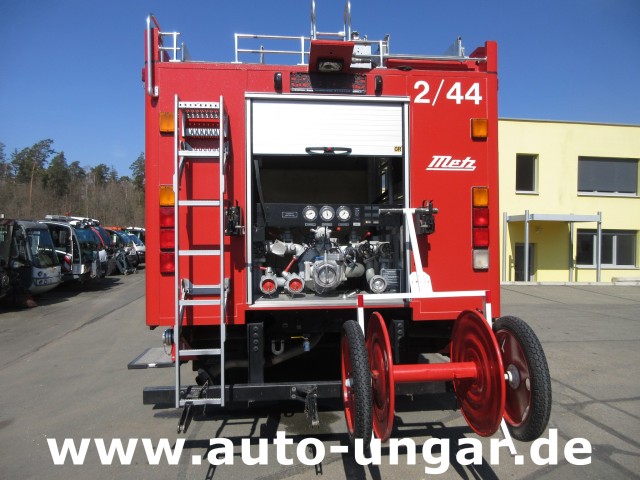 Mercedes - 1224 AF 4x4 Metz LF16 Feuerwehr Doka 9-Sitzer Sperren